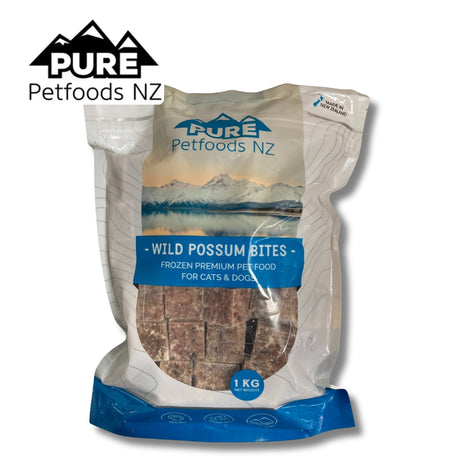 Pure Pet Food wild Possum 1kg prime Range Fresh