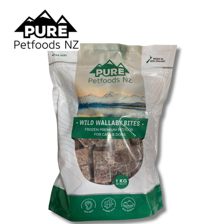 Pure Pet Food wild Wallaby 1Kg prime Range Fresh