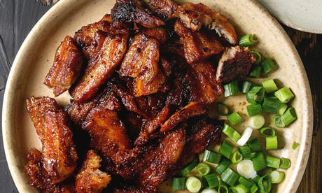 Honey Soy Glazed Pork Belly Strips - Recipe