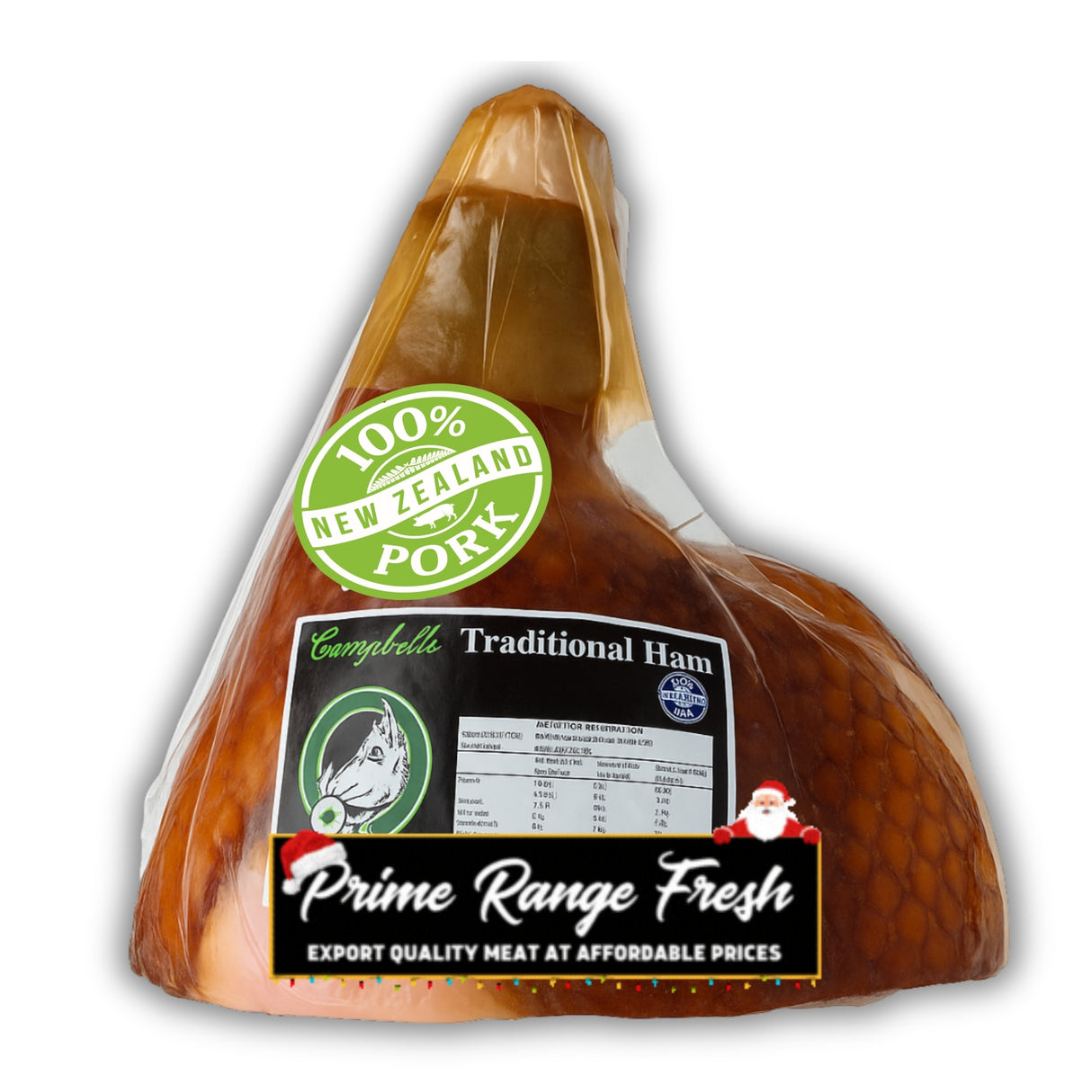 Half Ham on the Bone Raw View – Smoked Ham on Bone