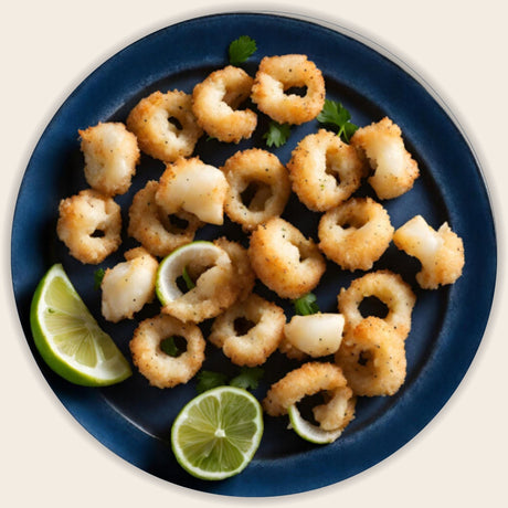 Lemon pepper squid